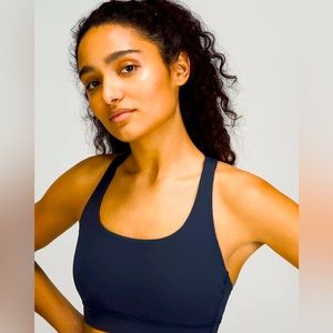 LULULEMON ENERGY BRA NWT SIZE 10 NAVY BLUE COLOR